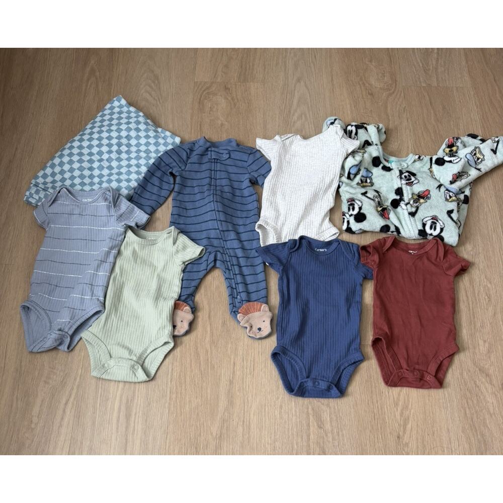 Baby Boy Clothing Lot Of 10 Size 3 mo carter's/ Disney